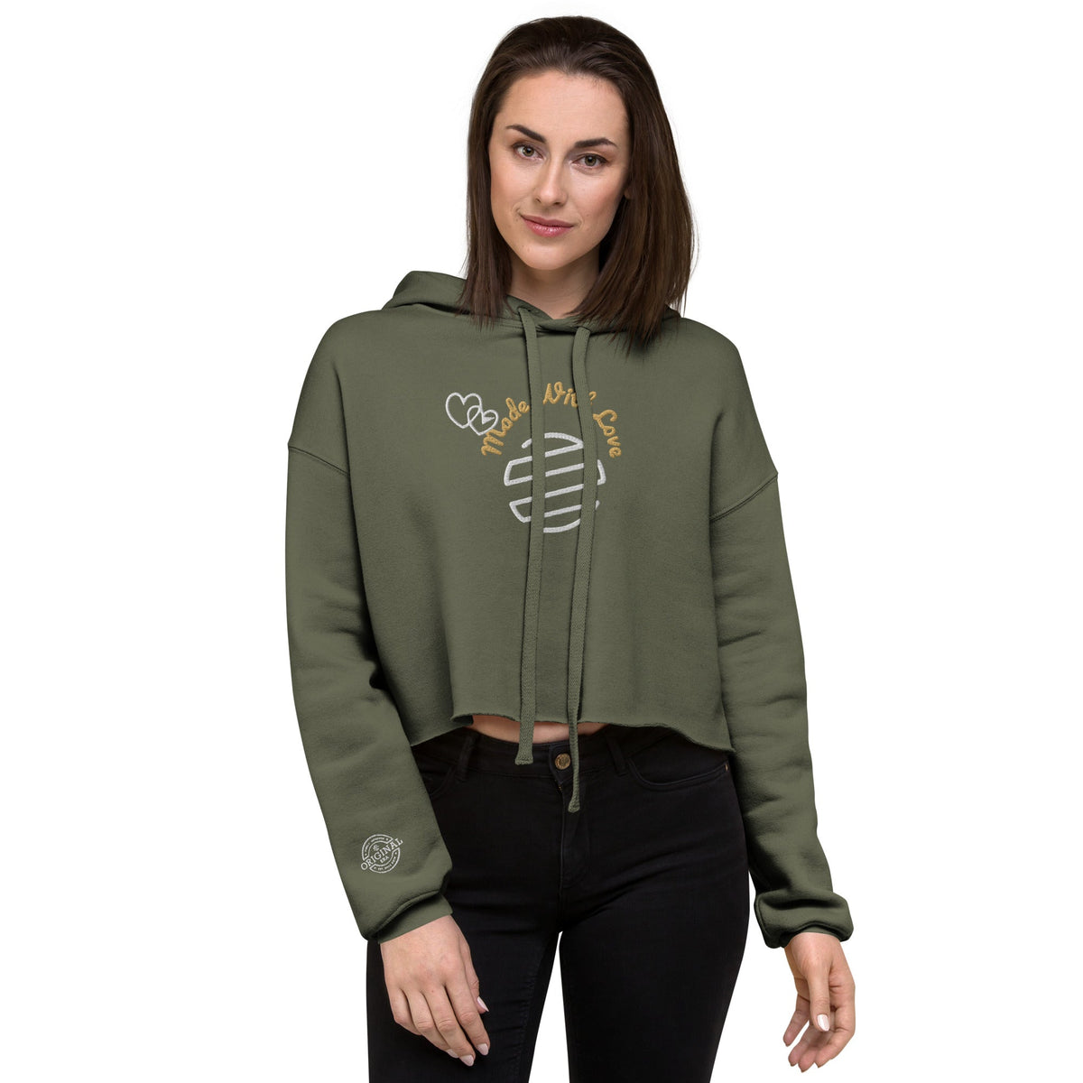 Original Era Made With Love Crop Hoodie