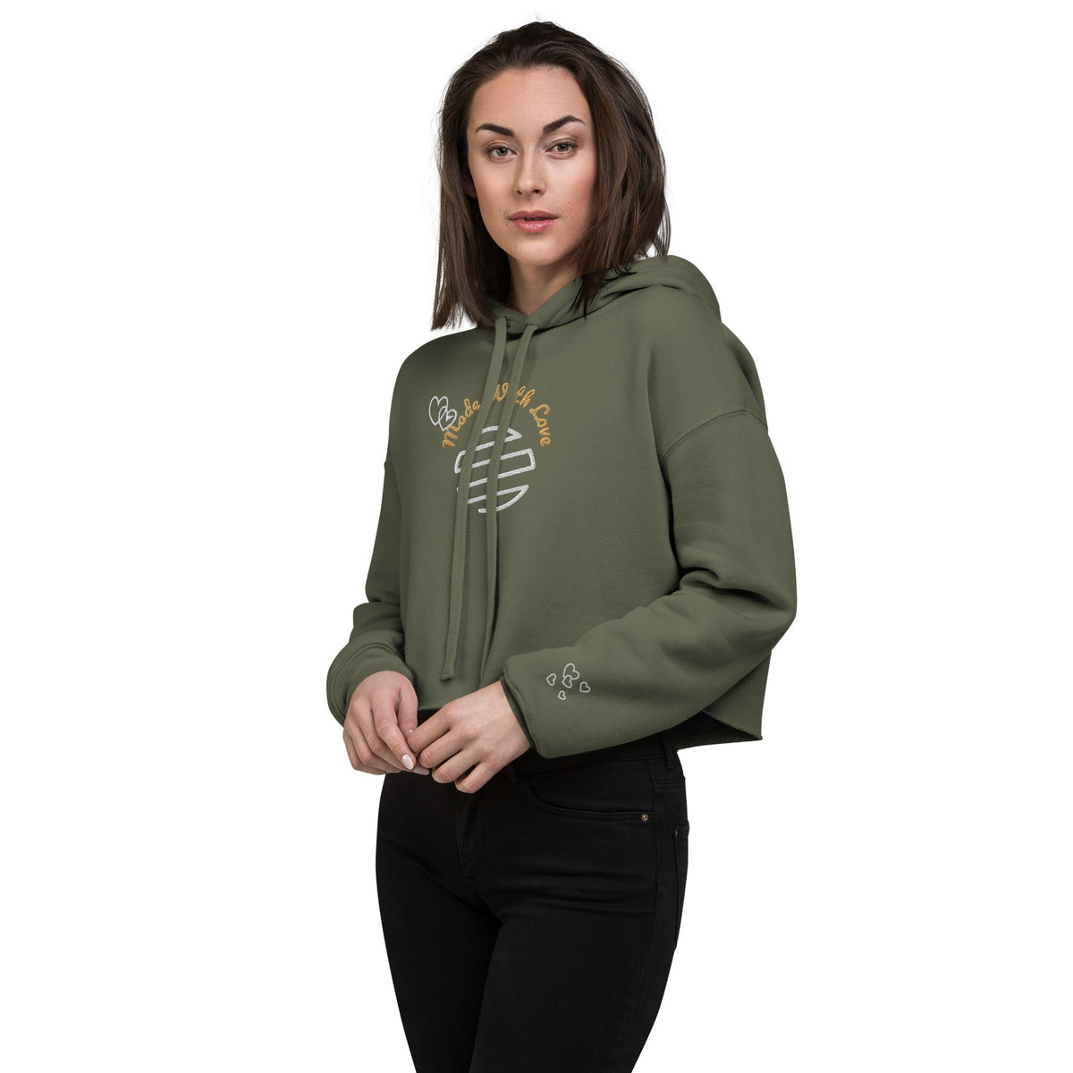 Original Era Made With Love Crop Hoodie