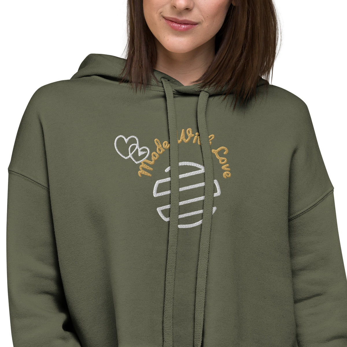 Original Era Made With Love Crop Hoodie