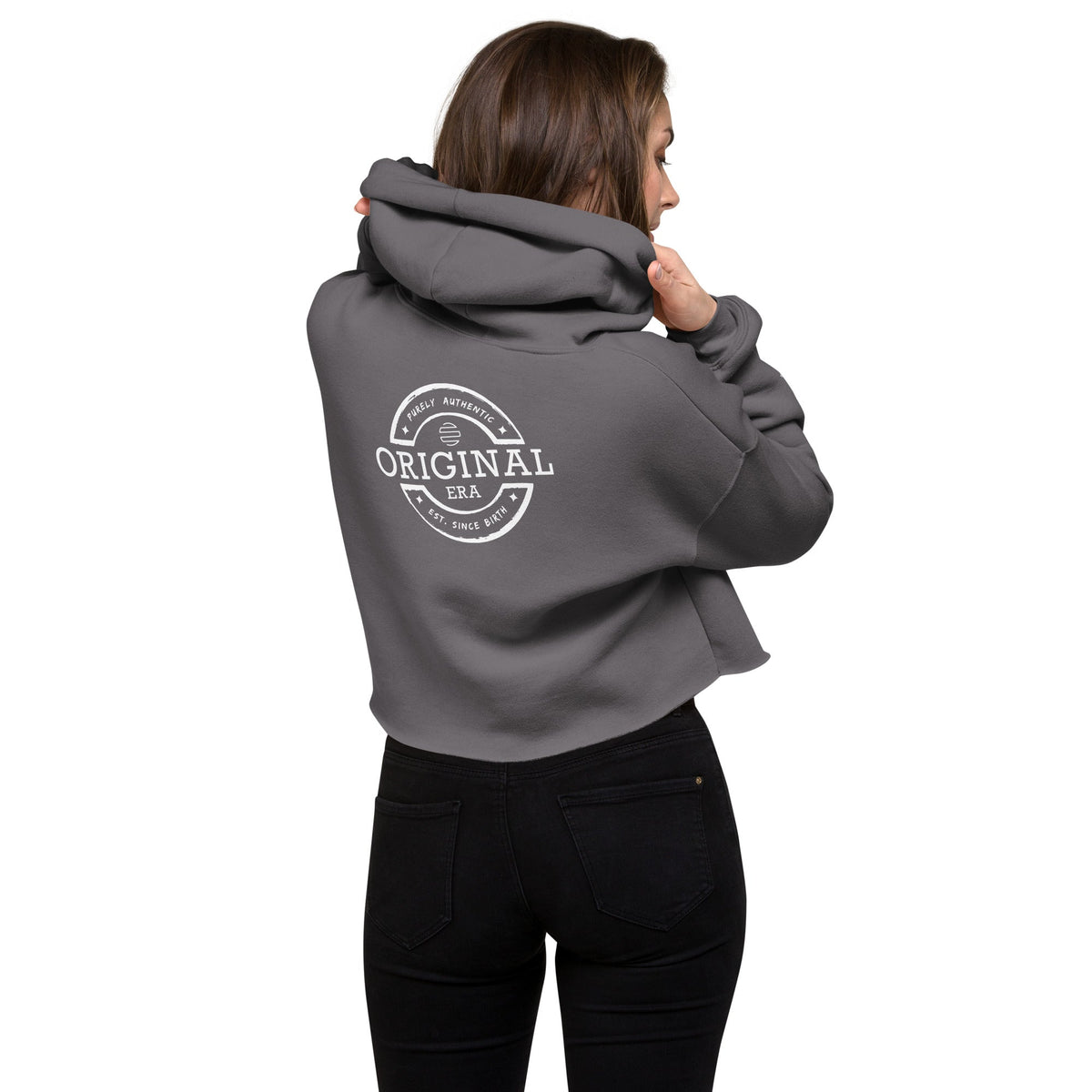 Original Era Made With Love Crop Hoodie