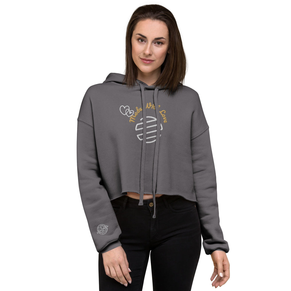 Original Era Made With Love Crop Hoodie
