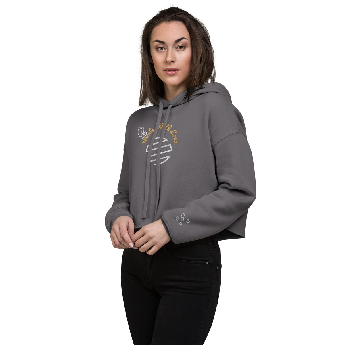 Original Era Made With Love Crop Hoodie