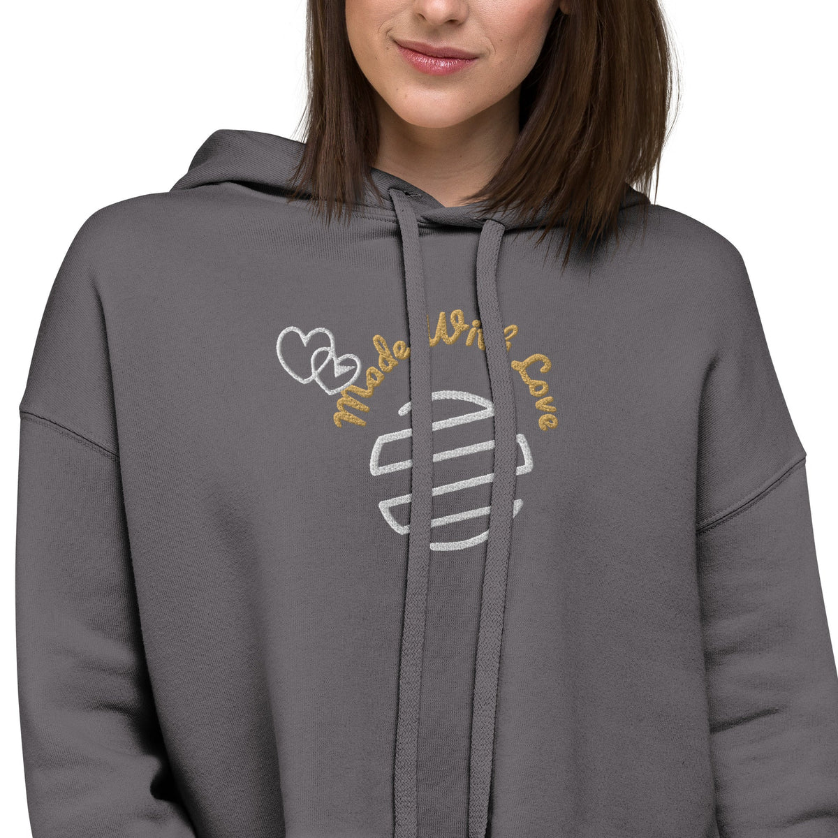 Original Era Made With Love Crop Hoodie